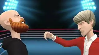 Coppercab VS Bill Jensen (Plotagon Boxing Match 4)