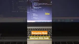 Navigation Menu❣️ #codetechwithvivek #viveksingh #java #codetech #daccourse #navigation #html #css