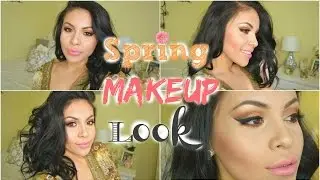 Spring 2015 Makeup Tutorial | Pop Of Orange | JuicyJas