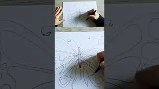 #beautiful #butterfly #art #drawing #doodle #doodle #fun #summer #cool #tutorial ##cute