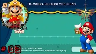 LP SUPER MARIO MAKER (HD/Blind/DE)#003-Wie ich die 10 Mario Herrausforderungen nicht schaffe XD