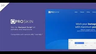 ProSkin - Nextpost Instagram Script Skin