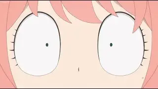 The different faces Anya makes (cute, disgusted, funny faces) ~ Spy x Family season 2 episode 1