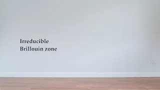 The irreducible Brillouin zone