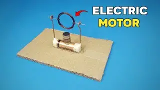 How to build a Simple Electric Motor at Home! DIY Project
