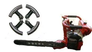Adjusting the clutch of the Ural chainsaw