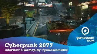 Cyberpunk 2077 | In-Game Footage & Interview | 