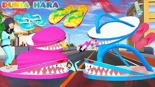 Sandal Yuta Mio jadi Sandal EXE Raksasa 😱 | Yuta Mio Keluar Ga Mau Pakai Sandal | Sakura School