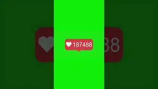 instagram like comment follow overlays green screen video