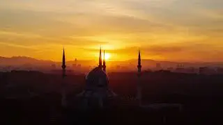 Sunrise at Sultan Salahuddin Abdul Aziz Mosque #sunset