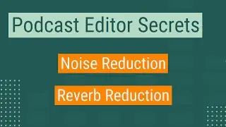Podcast Editing 101: How To Remove Noise And Reverb (echo) From Your Audio