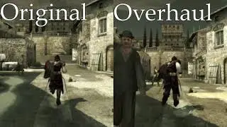 Assassin's Creed 2 Overhaul Mod Comparison + Commentary [Monteriggioni]