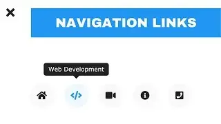 Awesome Navigation Links Using HTML, CSS And jQuery