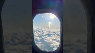 A321 Descending Toward Clouds!