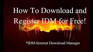 How To Register IDM permanently Latest 2017 trick With IDM Full Crack-32 + 64 bit patch.