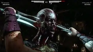 Mileena vs Kitana Hard Level Fight | Mortal Kombat X | MKX