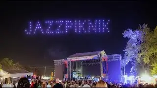 CollMot drón show a Paloznaki Jazzpikniken