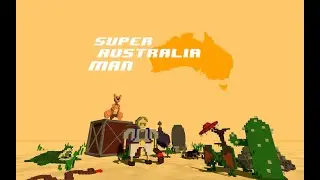 Super Australia Man Gameplay [Godot game]