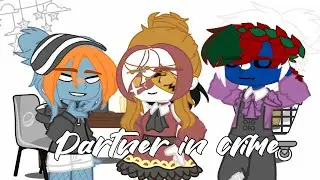 The DMV being partners in crime|Partners in crime meme|State Humans|Gacha Club