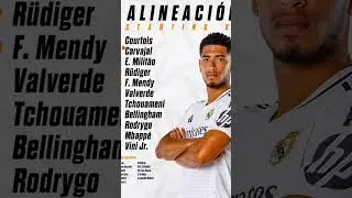 alineación realmadrid vs Mallorca #realmadridclubdefutbol
