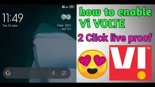 Vi VODA Me Volte Enable Kare || How to Enable VOLTE Sarvice On Idea, Vodafone ,Vi 