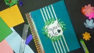project file decoration | front page design #project #filedecoration #diy