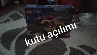 yeni aldığımız lego yu açıyoruz