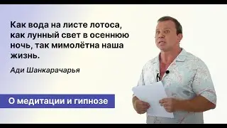 Гипноз и медитация. Лекция Андрея Лапина