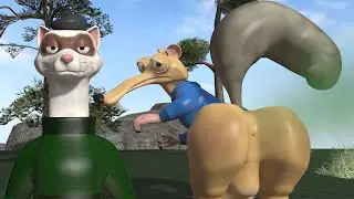 Scrat Shakes His Butt and Farts! - ( Requested )