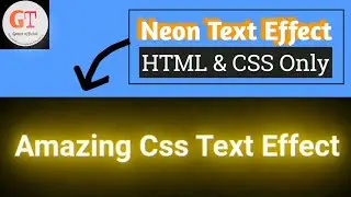 CSS3 | Neon Text Effect |Great official.