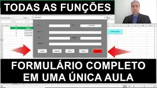 Formulário de Cadastro de Clientes com Excel VBA (COMPLETO e SIMPLES)