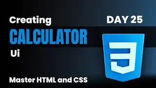Calculator Project Using Html and Css #css #html #cssproperties #cssprojects