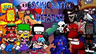 FNF Cosmic Battle V2 but every turn a different character sings it