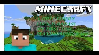 FIRST TIMER IN MINECRAFT