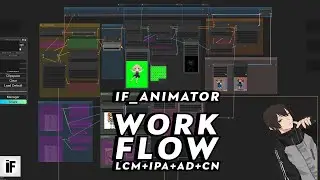 IF_Animator ComfyUI workflow LCM+Animatediff+IPA+CN
