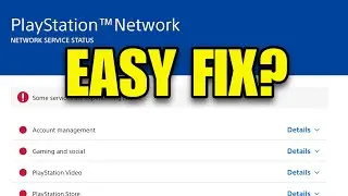 ‼️PlayStation Network Is DOWN! EASY FIX? UPDATE & NEWS PSN SERVERS DOWN!!