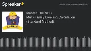 2017 NEC - Multi-Family Dwelling Calculation (Standard Method)