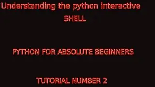 Python Interactive shell