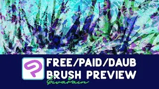 Free / Paid / Daub Brush Preview ◆ Clip Studio Paint ◆ CSP ►6
