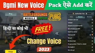 Bgmi Hindi Voice Pack Download | How To Change Voice in Bgmi | How To Buy Voice Pack in Bgmi
