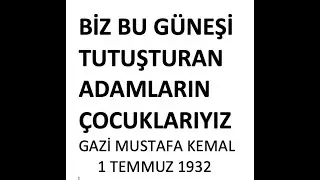 ATATÜRK'ÜN  TÜRK TARİH. TEZİ