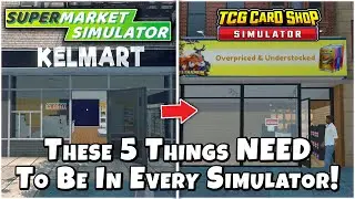 5 Features That Should Be in EVERY Simulator Game!! (from Supermarket Simulator)