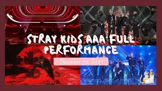 [2021 Asia Artist Awards] 211202 Stray Kids Domino x 3RACHA x Lee Know x Thunderous FULL PERFORMANCE