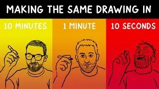 10 min 1 min 10 sec Art Challenge!