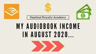 How Much I Earned from just THREE Audiobooks last month? 💸ACX Income August 2020 | ACX Publishing