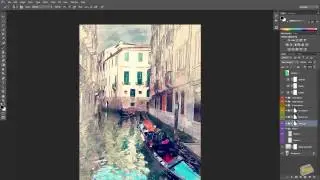 Watercolor and Sketch action