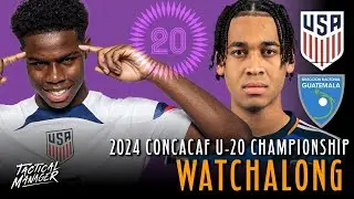 USA vs Guatemala Live Watchalong | U-20 World Cup Qualifying