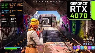 Fortnite : Chapter 5 Solo Win RTX 4070 12GB ( NATIVE 1080P/120FPS EPIC SETTINGS RTX ON / TSR ON )