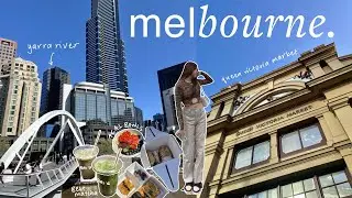 MELBOURNE TRAVEL VLOG 2/2 🇦🇺🌷 best matcha in melb, queen victoria market, yarra river