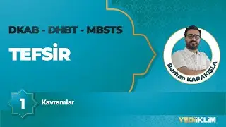 2026 DKAB - DHBT - MBSTS 1 - Kavramlar - Burhan KARAKIŞLA